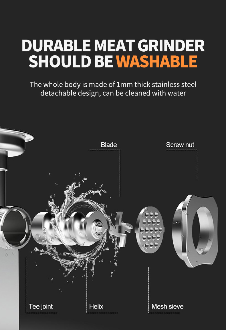 ηλεκτρική μηχανή κρέατος