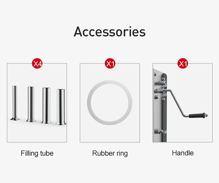 λουκάνικο γεμιστήρα κενό